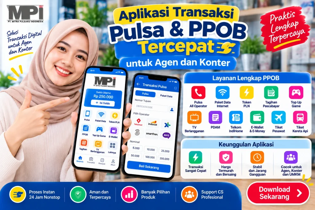  aplikasi transaksi agen pulsa