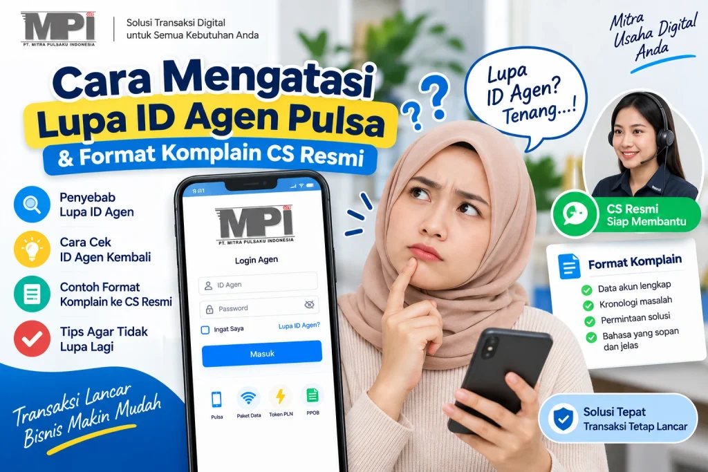 lupa id agen pulsa