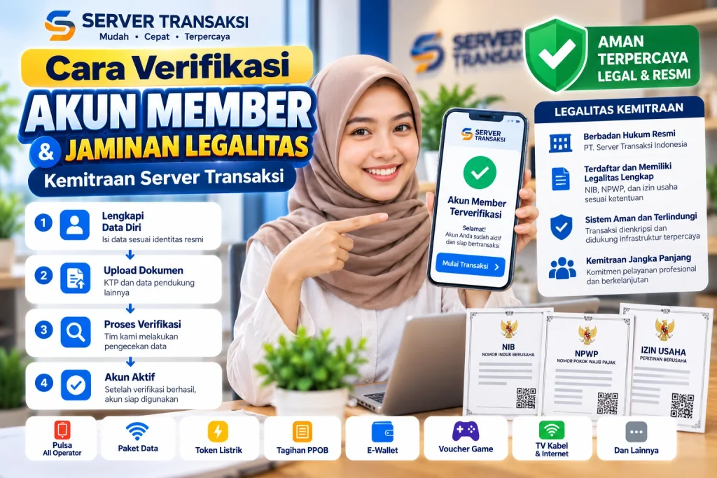 verifikasi akun agen pulsa resmi